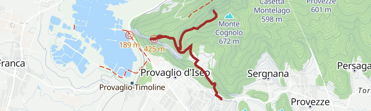 Route map: Il miglior panorama sul Lago d’Iseo